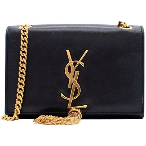 ysl classic black clutch